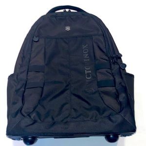 Victorinox VX sport wheeled cadet backpack NWOT Black